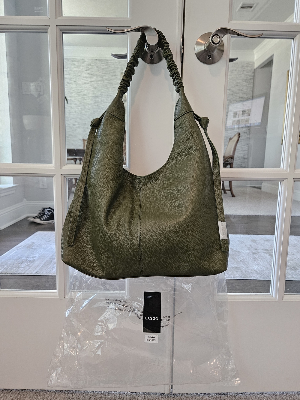LAGGO Olive Green Peble Bag